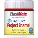 Plastikote Fast Dry Enamel Paint - Red, 59ml