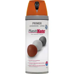 Plastikote Primer Aerosol Spray Paint - Red, 400ml