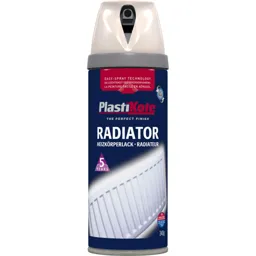 Plastikote Radiator Aerosol Spray Paint - Magnolia, 400ml