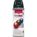 Plastikote Premium Gloss Aerosol Spray Paint - Black, 400ml