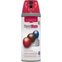 Plastikote Premium Gloss Aerosol Spray Paint - Bright Red, 400ml