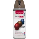 Plastikote Premium Satin Aerosol Spray Paint - Chocolate, 400ml