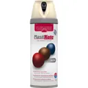 Plastikote Premium Satin Aerosol Spray Paint - Grey Beige, 400ml