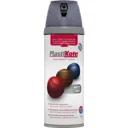 Plastikote Premium Matt Aerosol Spray Paint - Grey, 400ml