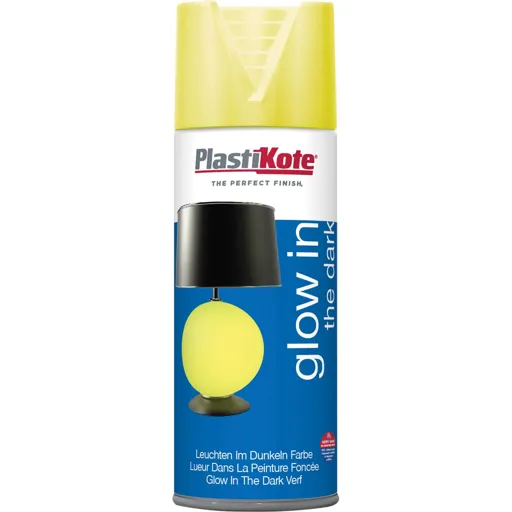Plasti-Kote Glow In The Dark Spray Paint - 400ml