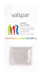 Valspar Silver effect Paint Glitter Packet, 28g