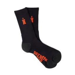 Scruffs Worker Socks Black  Size 7-9.5  3pk