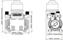 Salamander 2.6 Bar Twin Impeller Universal Head Regenerative Shower Pump - CT80BU