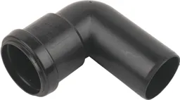 FloPlast Black Push-fit 90° Waste pipe Conversion bend (Dia)40mm