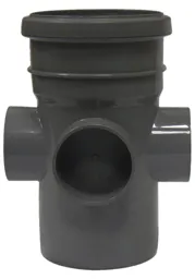 FloPlast Ring seal soil Grey Boss pipe, (Dia)110mm (L)164mm