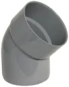 FloPlast Ring seal soil Grey Soil & vent bend, (Dia)110mm (L)132mm