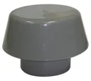 FloPlast Grey Push-fit Waste Pipe cowl, (Dia)110mm