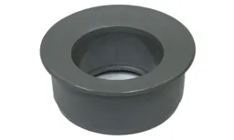 FloPlast Grey Round Rainwater reducer, (Dia)110mm