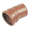 FloPlast Underground drainage Single socket Bend 285119, (Dia)110mm (L)132mm