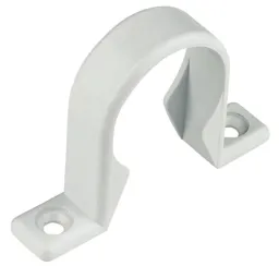 FloPlast White Push-fit Waste pipe Clip (Dia)32mm, Pack of 3