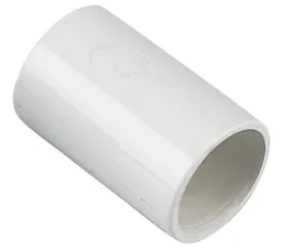 FloPlast White Solvent weld Straight Waste pipe Coupler (Dia)21.5mm, Pack of 3