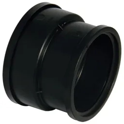 FloPlast Black Underground drainage Waste pipe adaptor, (Dia)110mm