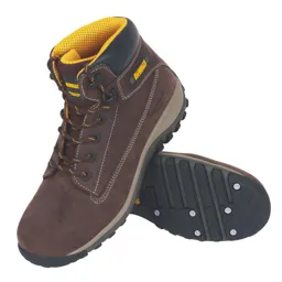 DeWalt Hammer Men's Brown Safety boots, Size 8
