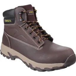 Stanley Mens Tradesman Safety Boots - Brown, Size 8