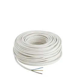 Time 3183Y White 3 core Multi-core cable 1.5mm² x 50m