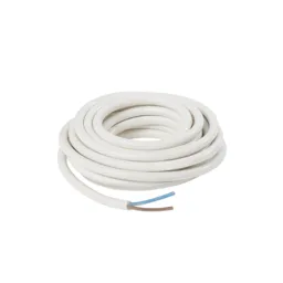 Time 3182Y White 2 core Multi-core cable 1.5mm² x 5m
