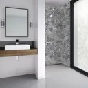 Splashwall Elite Matt Grey Rectangular Bath panel (W)1200mm