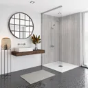 Splashwall Elite Matt Beige Rectangular Bath panel (W)1200mm