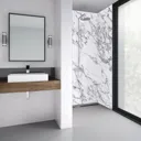 Splashwall Elite Matt Marmo migliore 2 sided Shower Wall panel kit (L)2420mm (W)1200mm (T)11mm