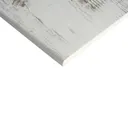 Splashwall Elite Matt Antique limed Pine 2 sided Shower Wall panel kit (L)2420mm (W)1200mm (T)11mm