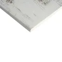 Splashwall Elite Matt Antique limed Pine 3 sided Shower Wall panel kit (L)2420mm (W)1200mm (T)11mm
