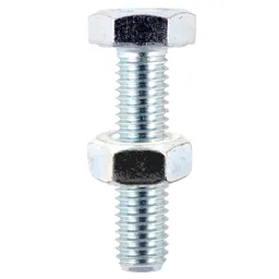 Hexagon Set Screws and Nuts Zinc Plated - M6, 16mm, Pack of 130