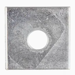 Square Plate Washer Zinc Plated - 12mm, 50mm, Pack of 2