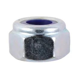 Nylon Lock Nuts Bright Zinc Plated - M8, Pack of 300