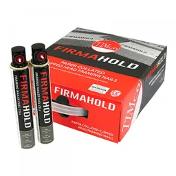 FirmaHold Plain Shank Firmagalv+ Nails & 2 Fuel Cells 3.1 x 90 (Box of 2200)