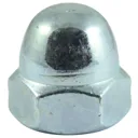 Hexagon Dome Nuts Bright Zinc Plated - M8, Pack of 100