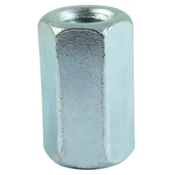 Hex Connector Nuts Bright Zinc Plated - M20, Pack of 25