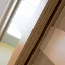 Shaker Natural oak effect Sliding Wardrobe Door (H)2220mm (W)610mm