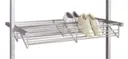 Spacepro Aura Silver effect Shoe rack (H)50mm (W)900mm