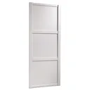 Shaker White Sliding Wardrobe Door (H)2220mm (W)762mm