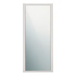 Shaker Cashmere 1 panel Mirrored Sliding Wardrobe Door (W)762mm