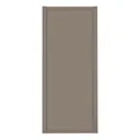 Shaker Stone grey 1 panel Sliding Wardrobe Door (W)610mm