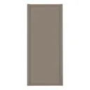 Shaker Stone grey 1 panel Sliding Wardrobe Door (W)762mm