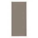 Shaker Stone grey 1 panel Sliding Wardrobe Door (W)914mm