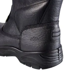 Site Gravel Black Rigger boots, Size 12