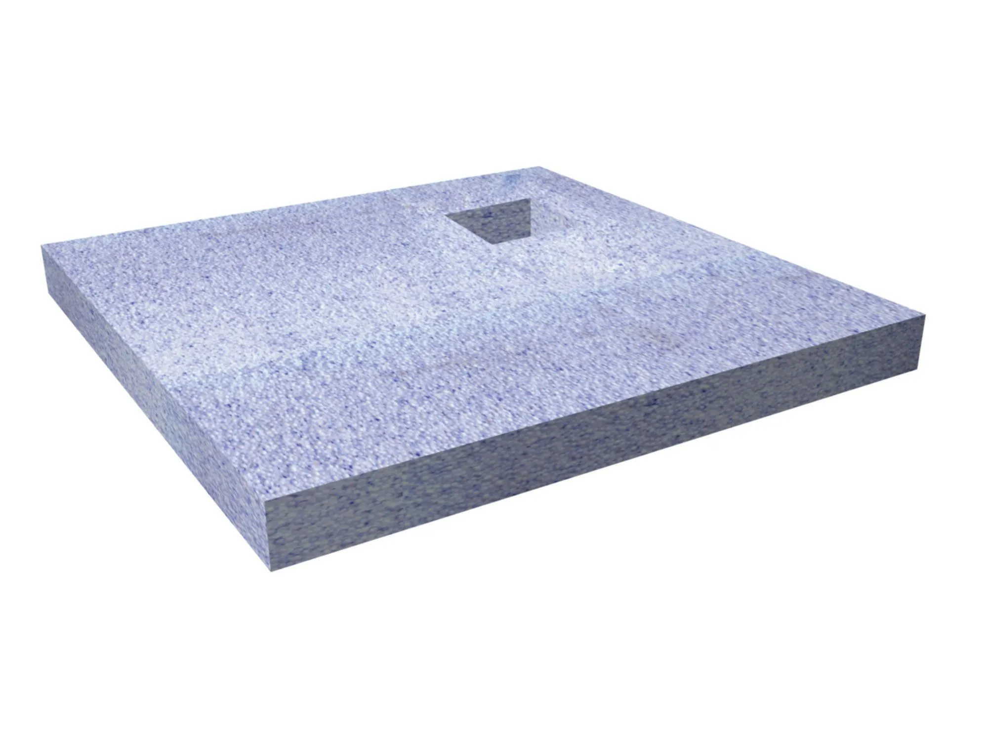 Aquadry Rectangular Shower tray (L)900mm (W)900mm (D)30mm
