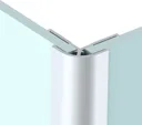 Vistelle Vistelle Silver effect Straight Panel external corner joint, (L)2500mm