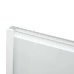 Vistelle White Panel end cap, (L)2500mm (W)25mm