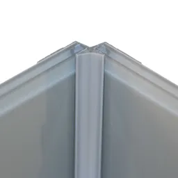 Vistelle Vistelle Grey Straight Panel internal corner joint, (L)2500mm (W)25mm