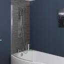 Ceramica Curved Shower Bath Screen