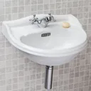 Park Lane Ryther Wall Hung Cloakroom Basin - 1 Taphole